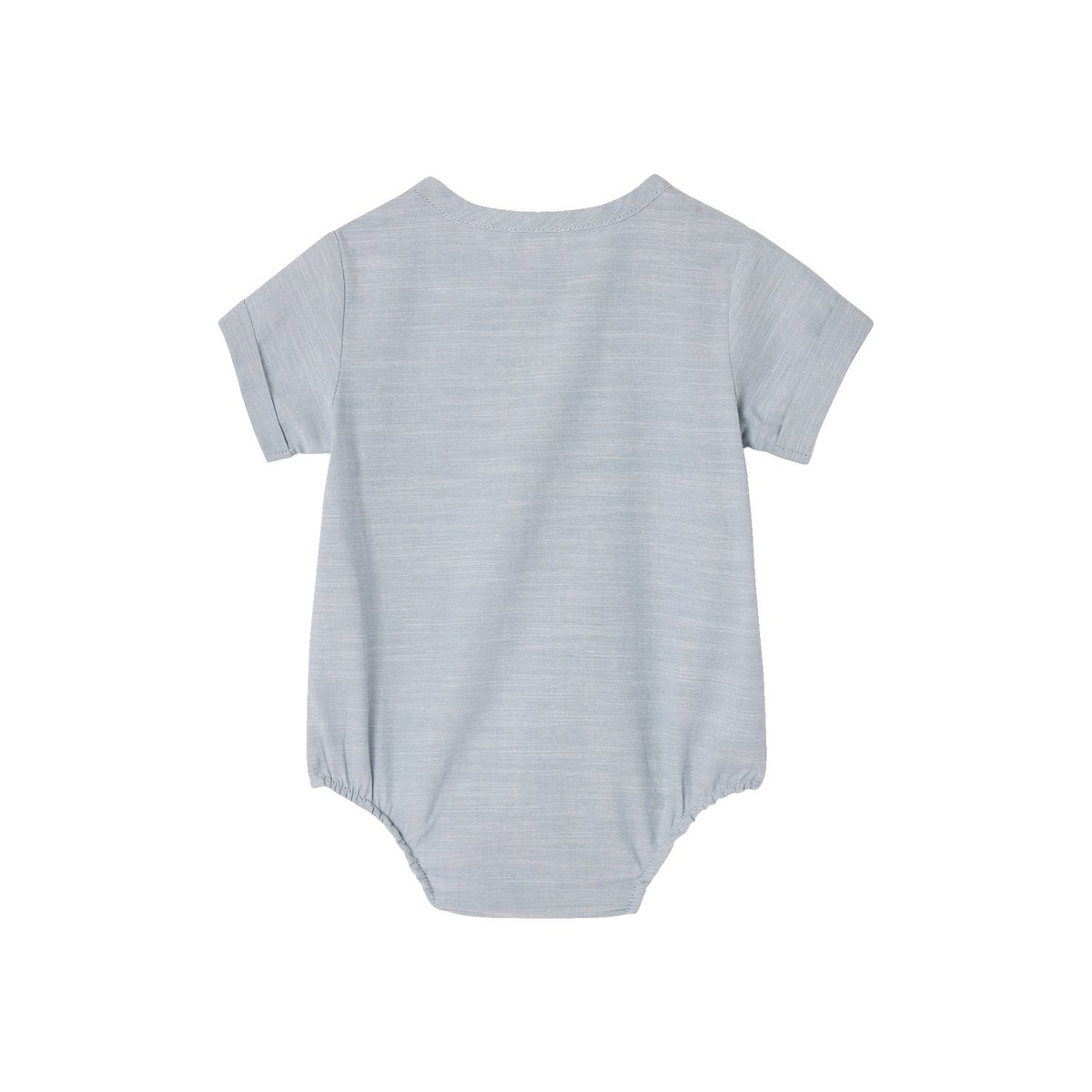 Body manches courtes bleu ciel, VERTBAUDET