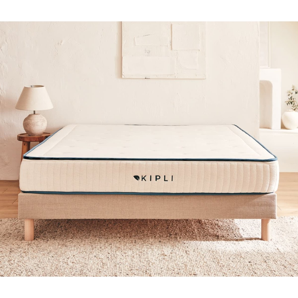 Matelas latex naturel blanc, KIPLI