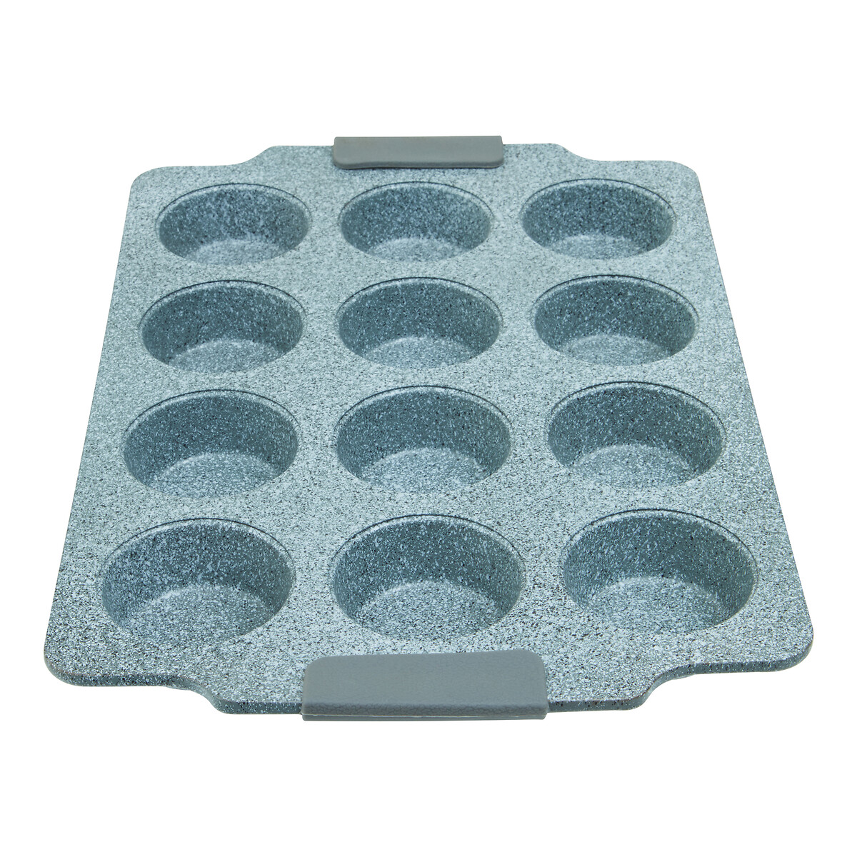 Non-Stick Marbled 12-Muffin Tray grey, SO'HOME