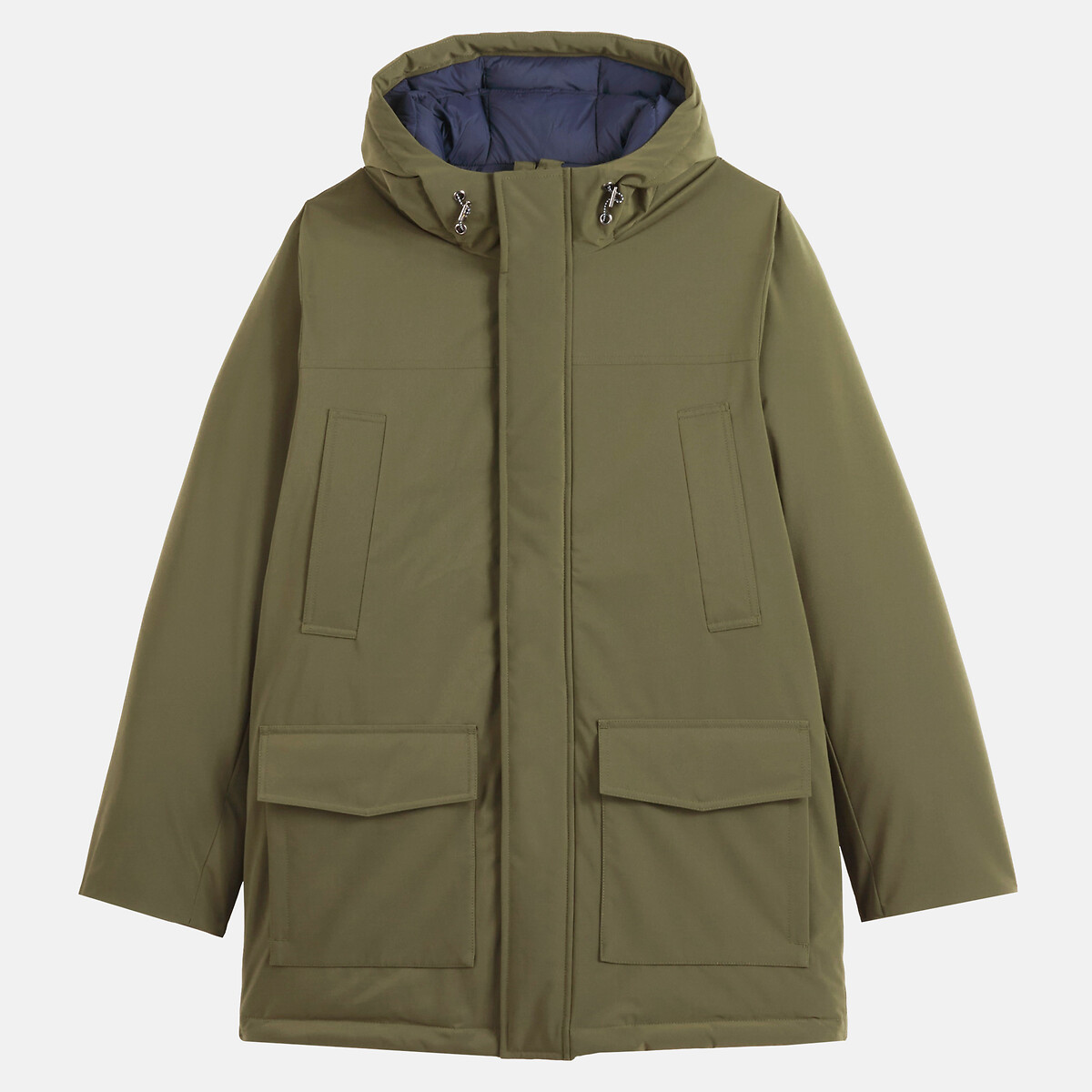 Mid-Length Hooded Parka khaki, LA REDOUTE COLLECTIONS