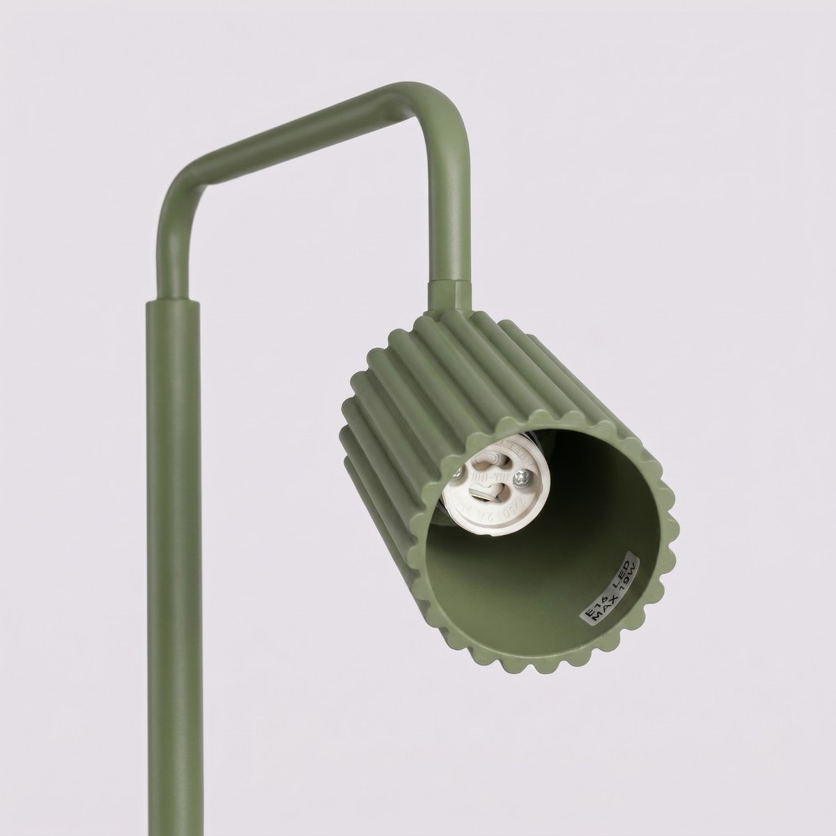 Lampadaire Aluminium Vert Olive GU10 1 KARBON vert olive, EDEN