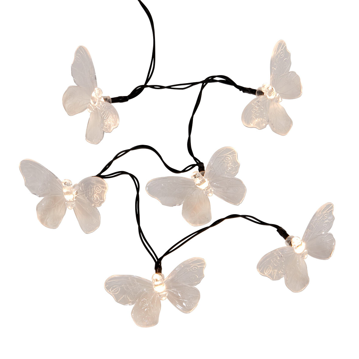 29cm LED Battery Butterfly String Lights in White white, SO'HOME