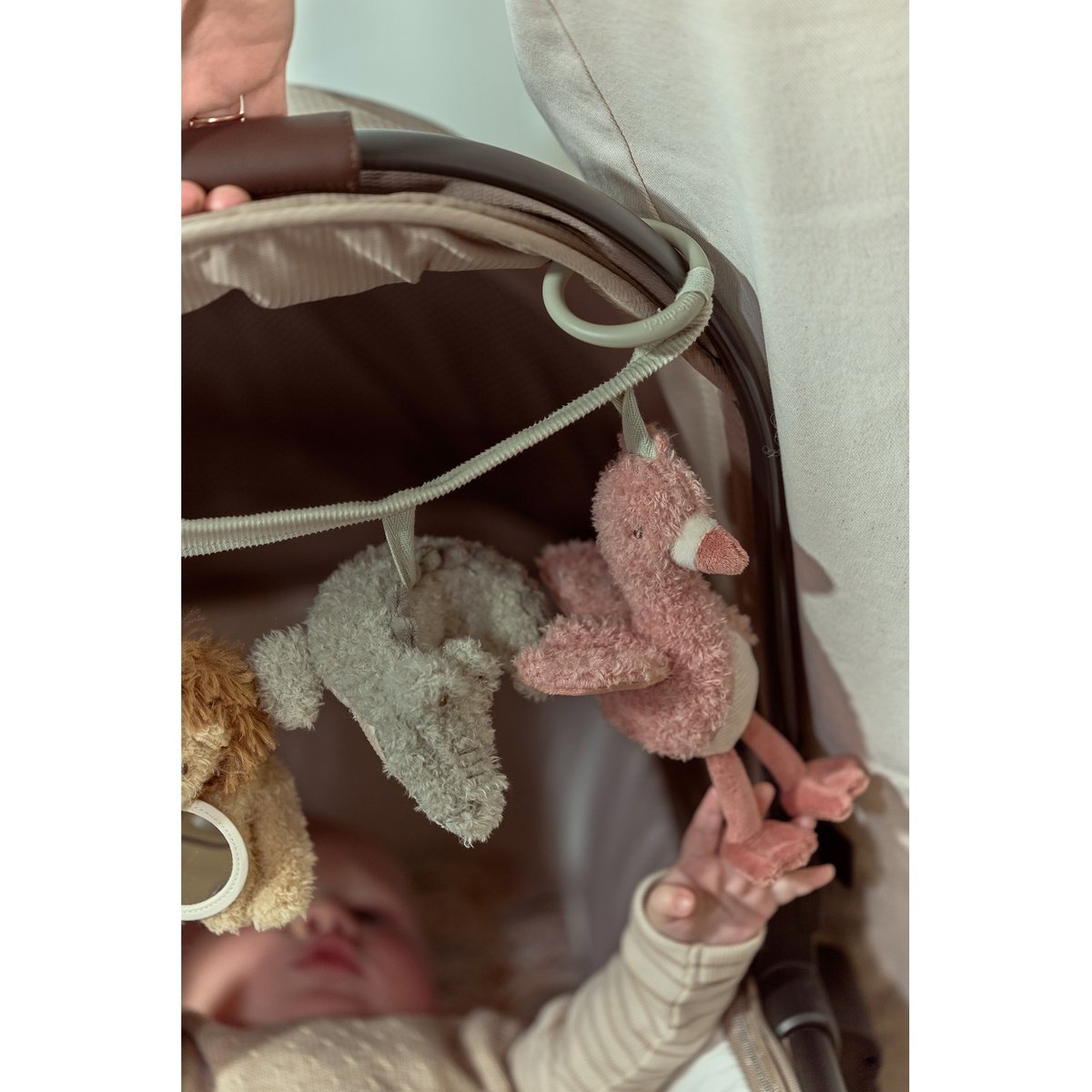 Chaîne d'activités pour poussette vert, multicolore, LITTLE DUTCH