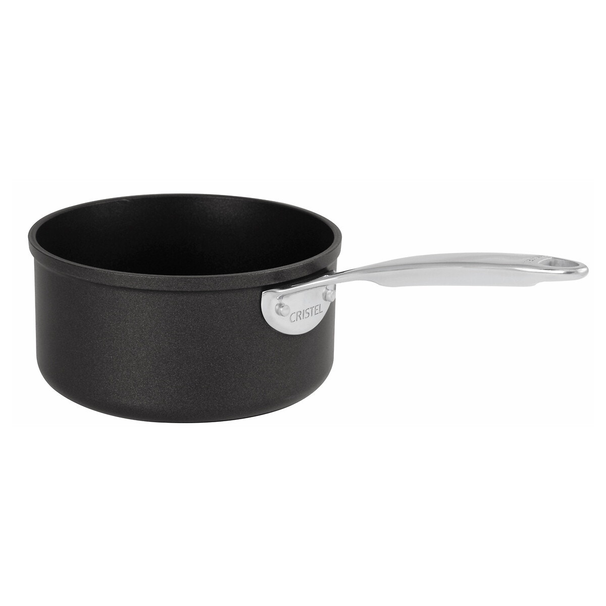 3 casseroles Castel Pro fixe noir, CRISTEL