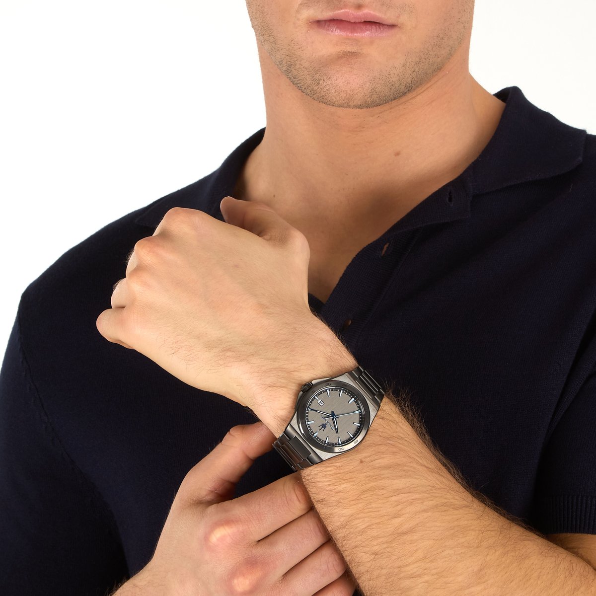 Montre DARK EDITION gris, brossé, MASERATI