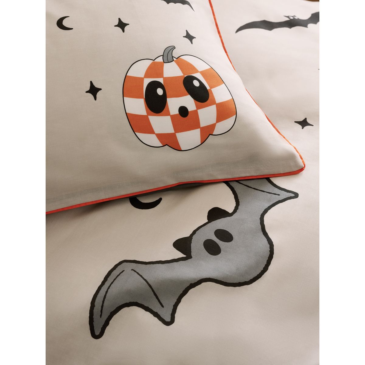 Parure housse de couette et taie d'oreiller halloween, NEXT
