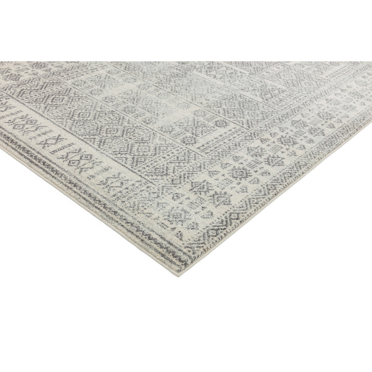Geometric Tribal Rug natural/grey, ÉDITÉ