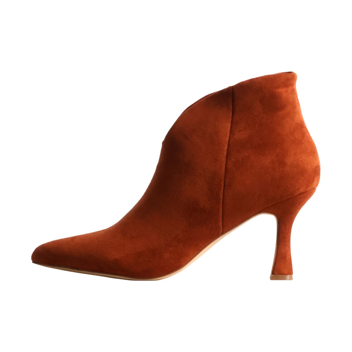 Bottines à Talon Bellucci orange, ENZA NUCCI