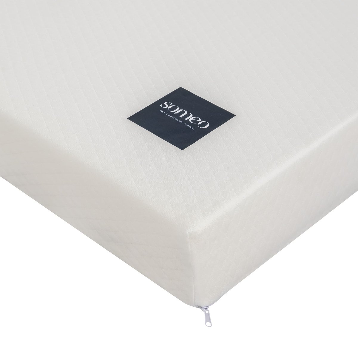 Matelas mousse Aurore 300 BZ blanc, SOMEO
