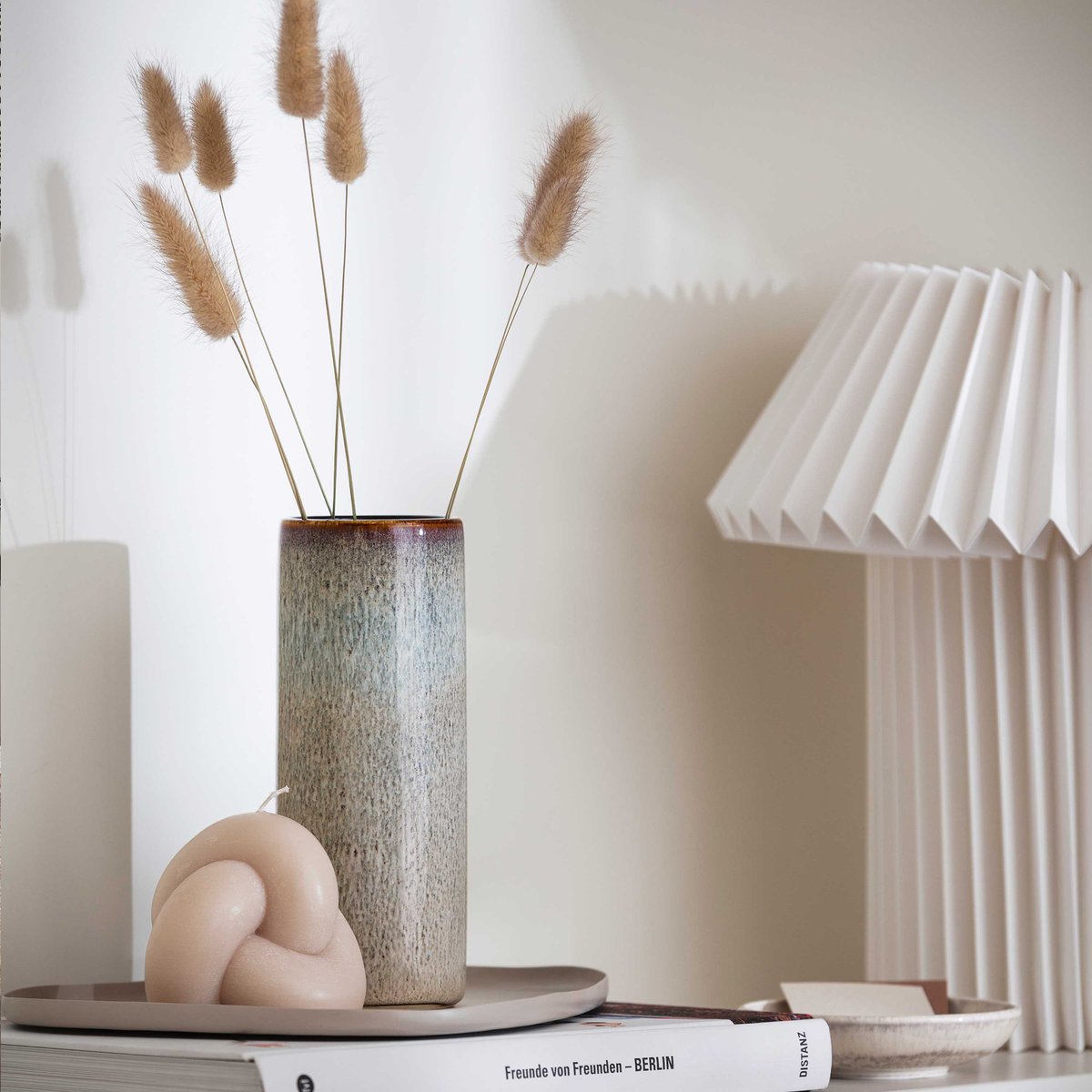 Vase Cylindrique Beige Petit LAVE beige, LIKE. BY VILLEROY & BOCH