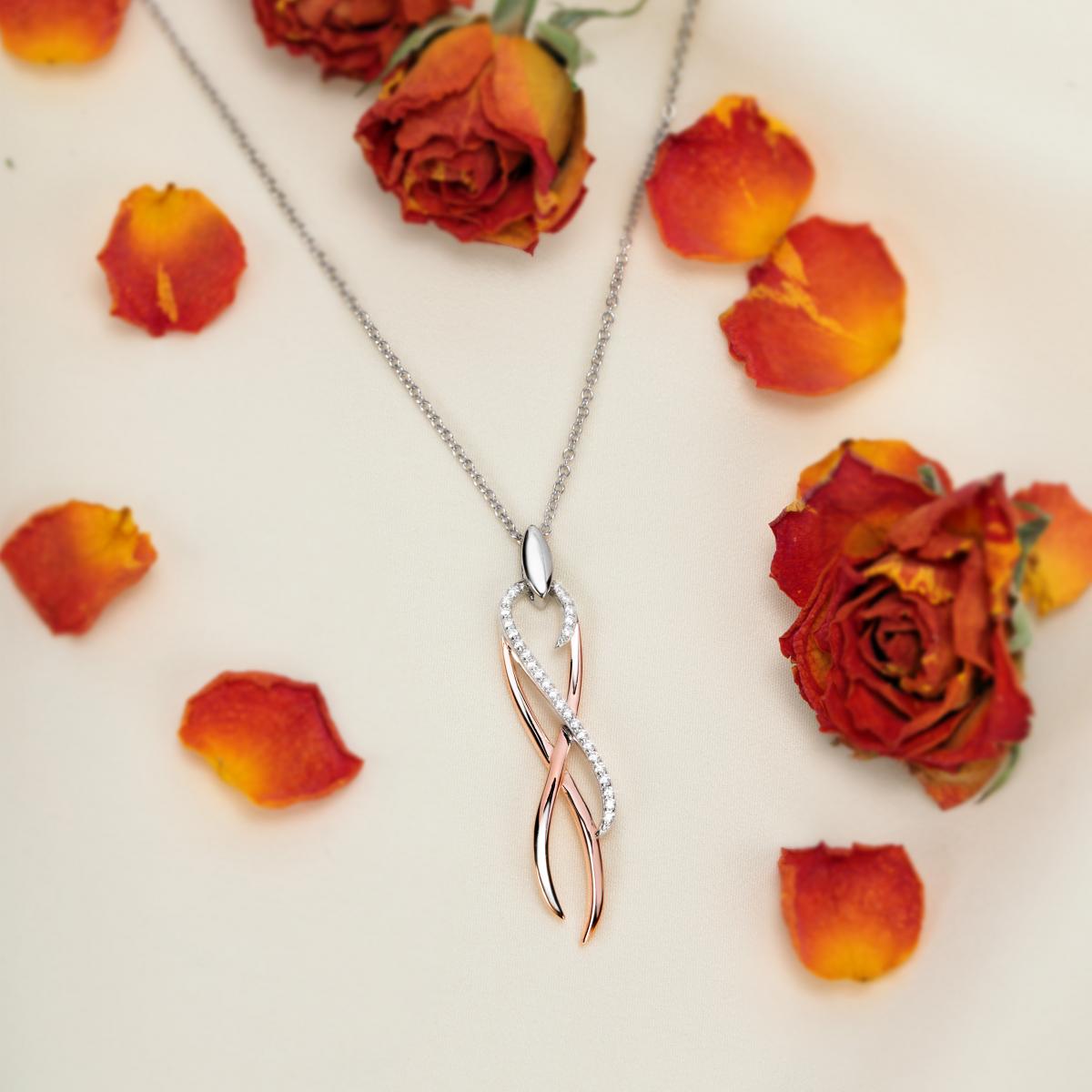 Collier en argent 925 ROSALINE argent, BLUESPIRIT