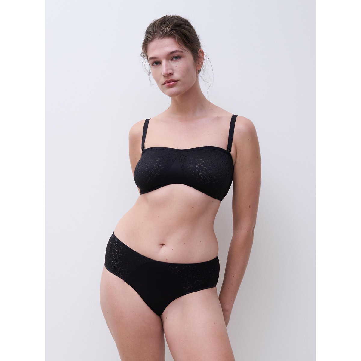 Soutien-gorge bandeau Norah noir, CHANTELLE