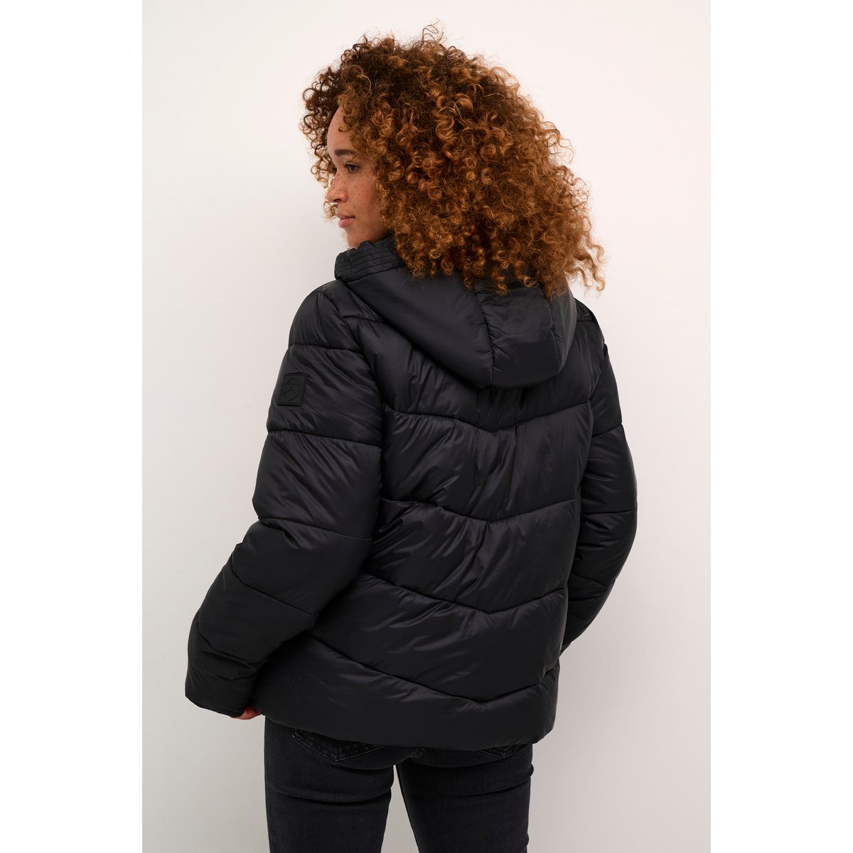 Manteau noir black deep, KAFFE
