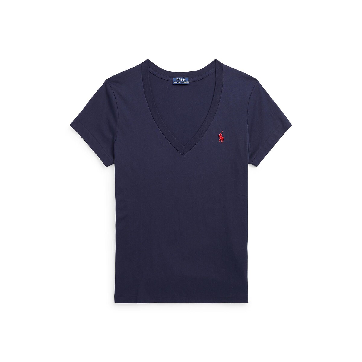 T-shirt col V à manches courtes marine, POLO RALPH LAUREN