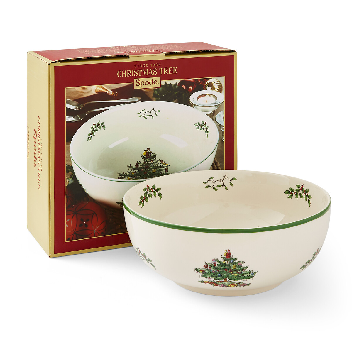 Christmas Tree Serving Bowl white, SPODE