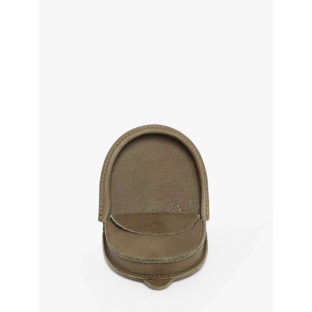 Porte-monnaie Oil cuir kaki, ETRIER