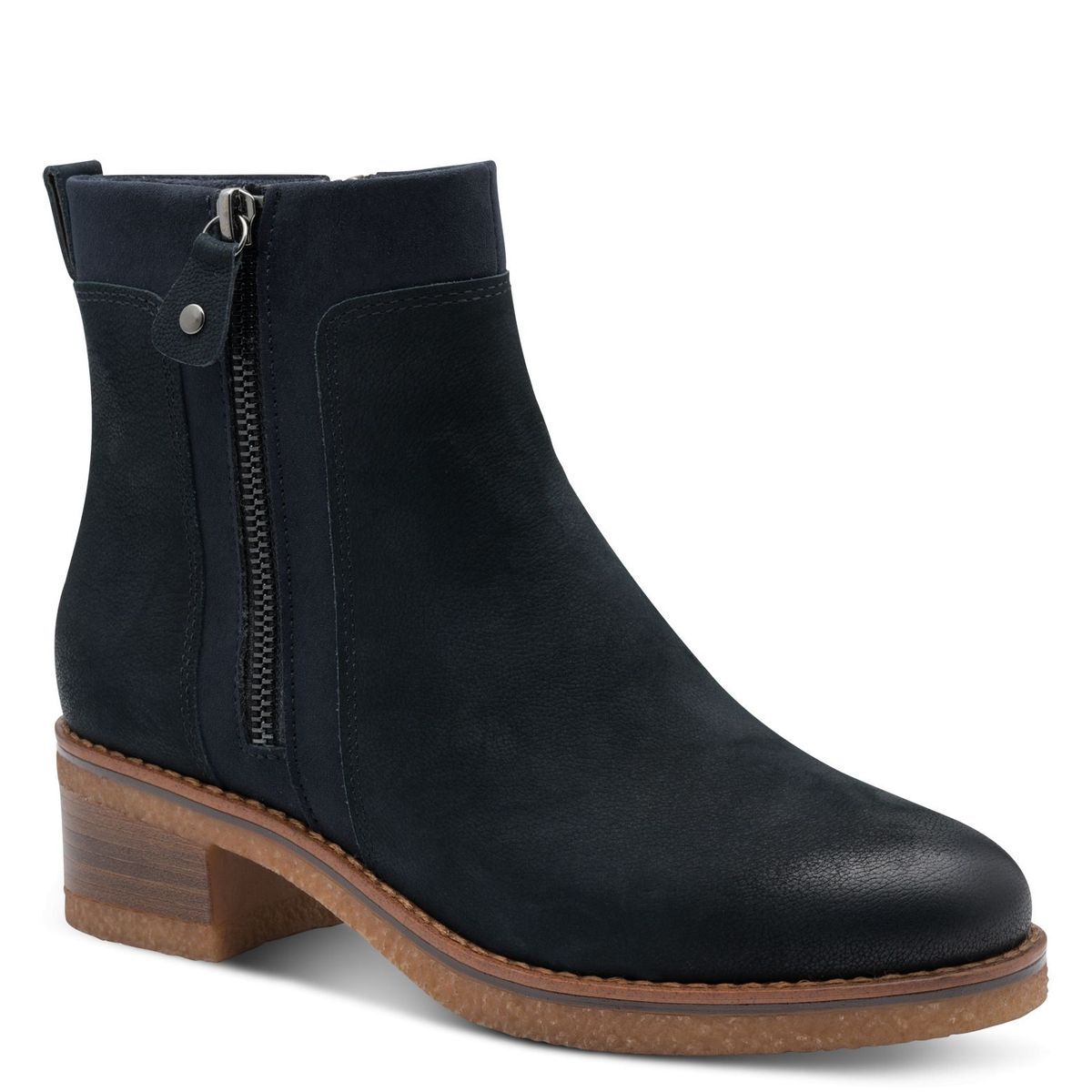 Bottine talon bloc bleu marine, MARCO TOZZI