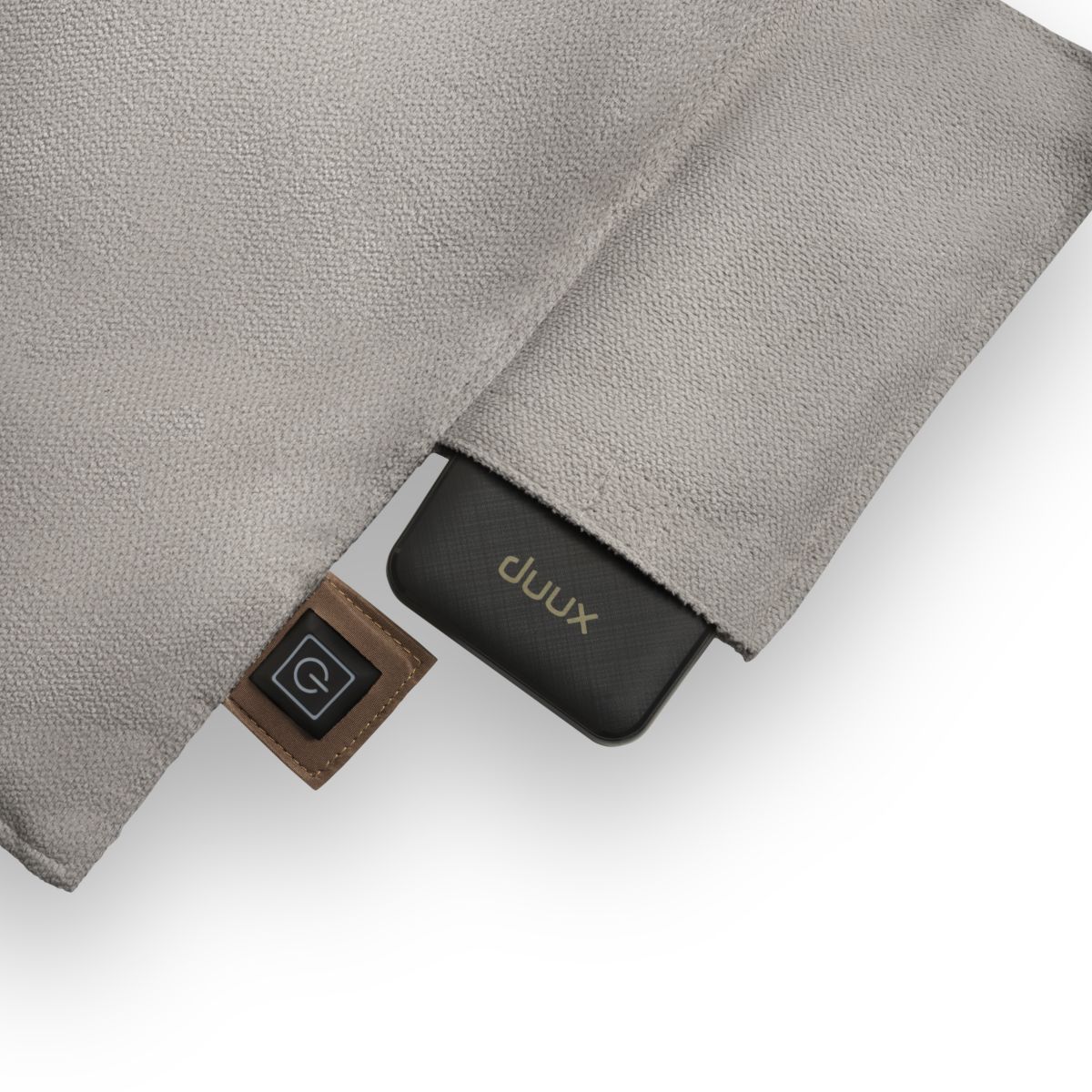 Coussin chauffant DXLV60 Mellow Gris 40x110 couleur unique, DUUX