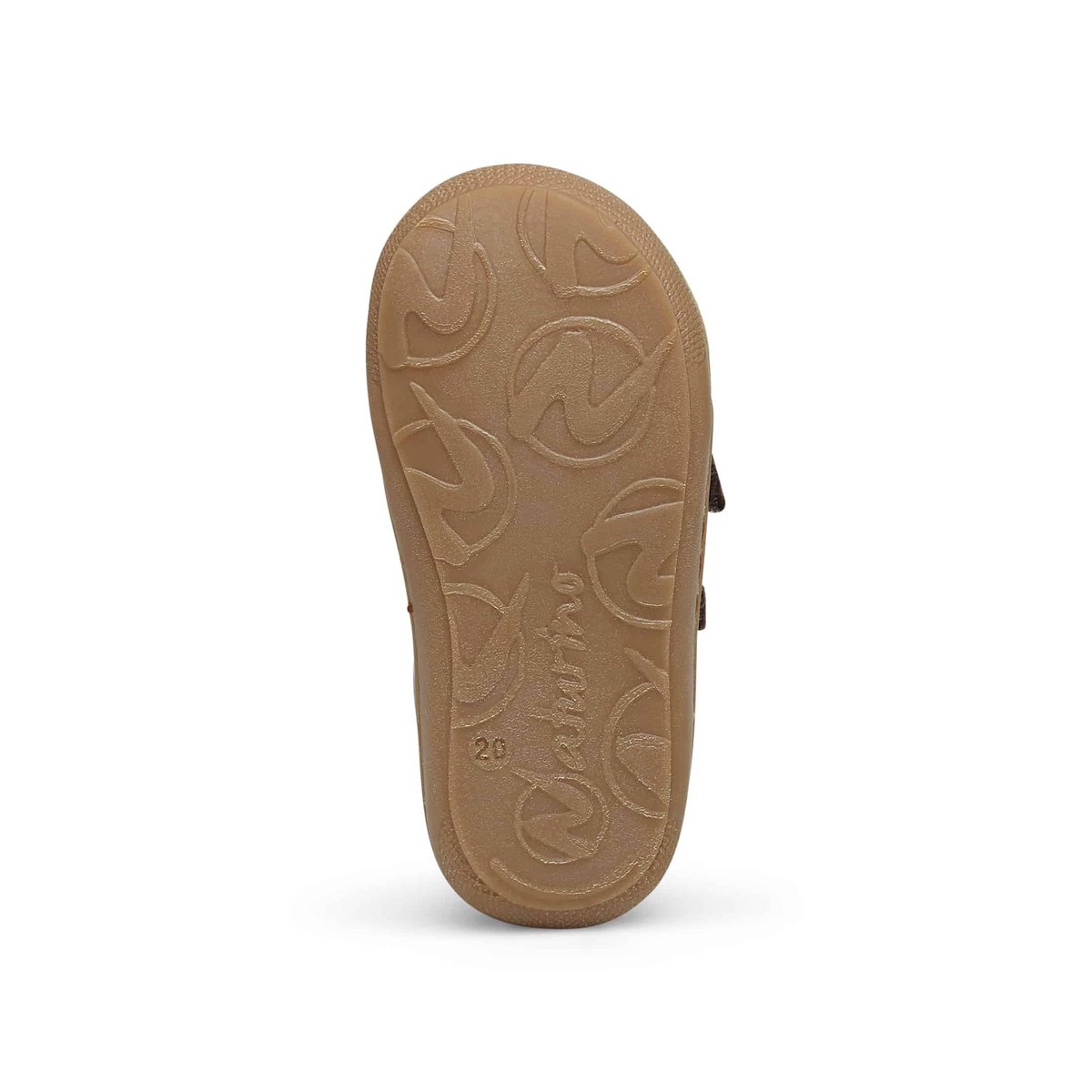 Chaussures premiers pas en cuir COCOON VL marron foncé, NATURINO