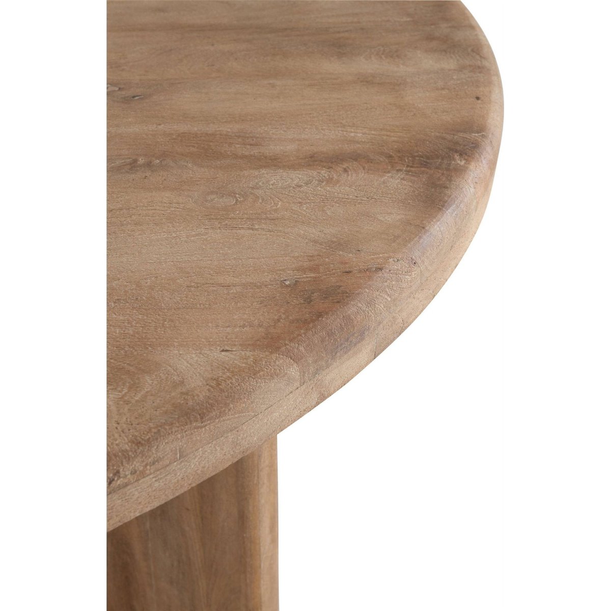 Table à manger ronde en manguier naturel, RECOLLECTION