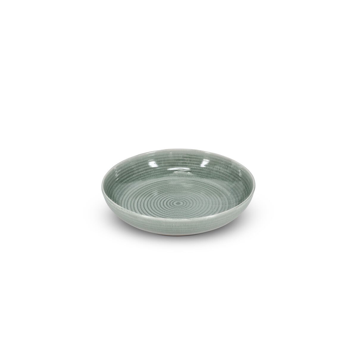 Assiette creuse 28 cm CAMEO vert, SALT & PEPPER