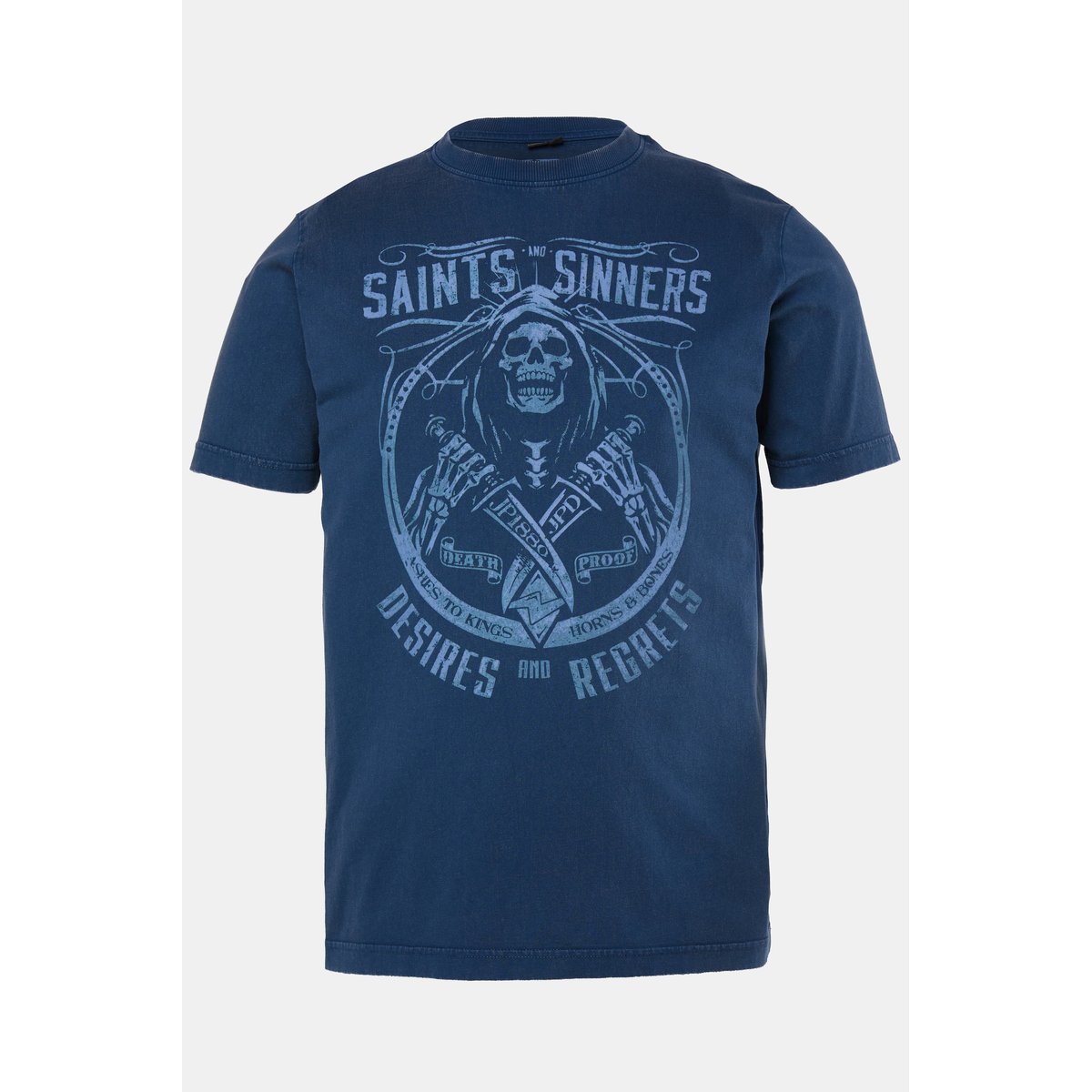 T-shirt, manches mi-hauteur bleu nuit, JP1880