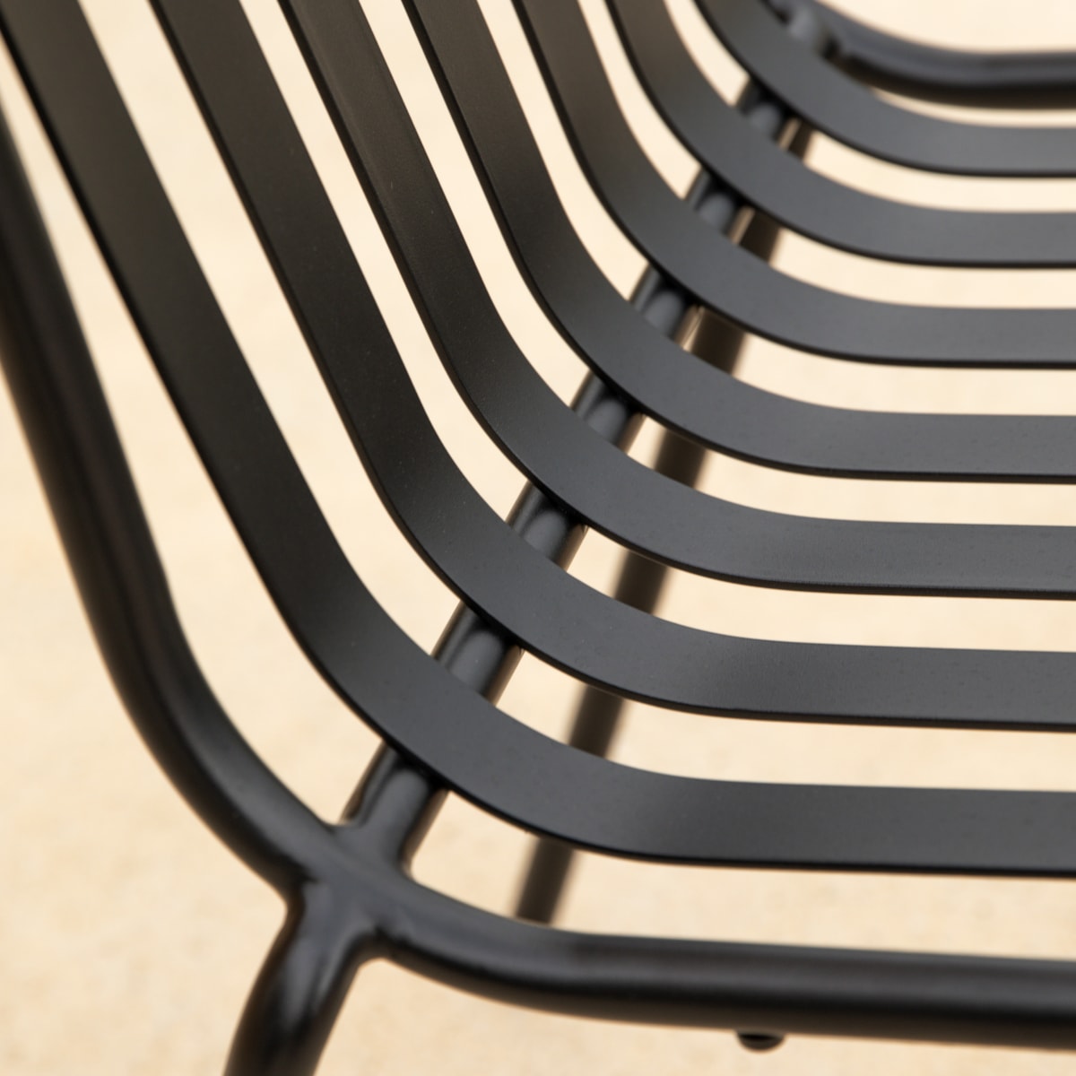 Chaise de jardin en Métal, GABY noir, TIKAMOON