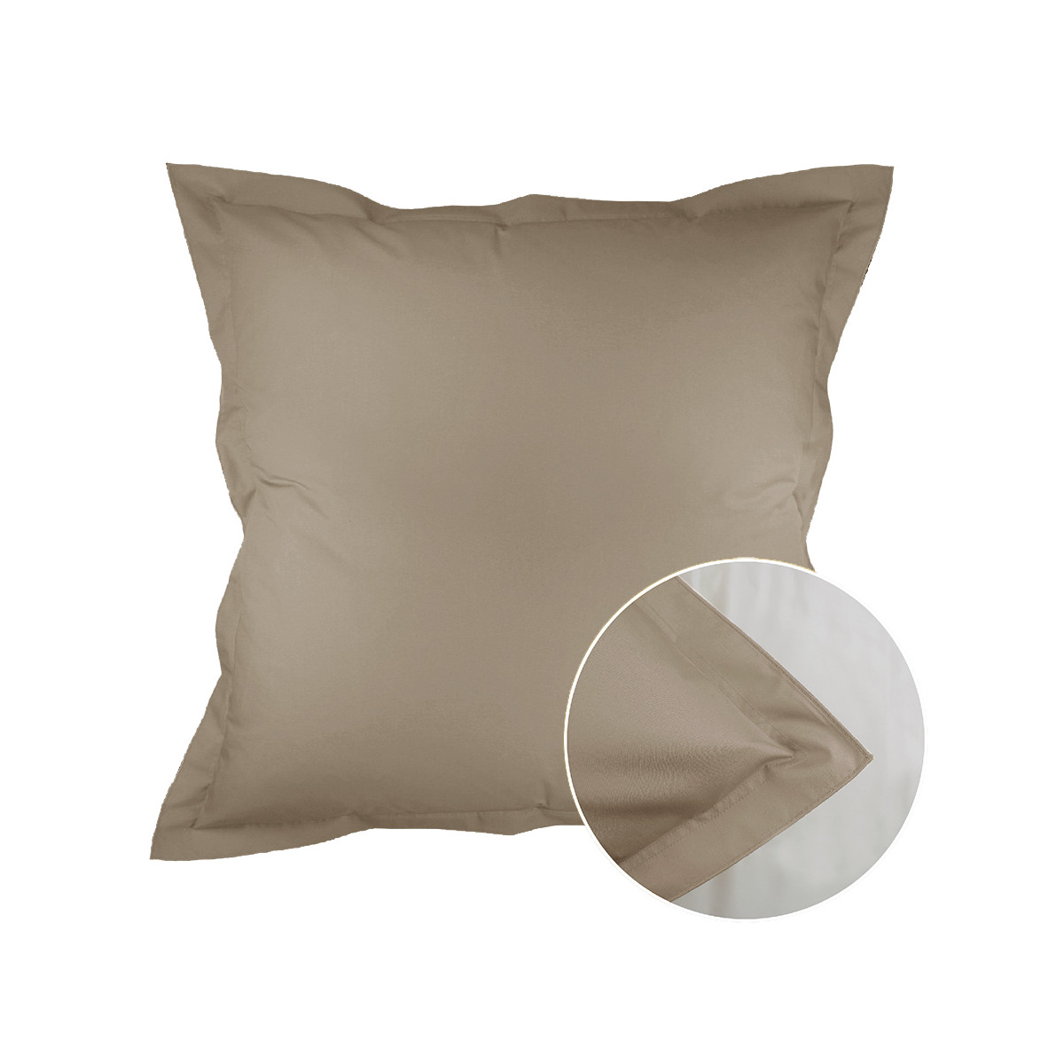 Taie d'oreiller percale de coton Olana pin, GARNIER THIEBAUT