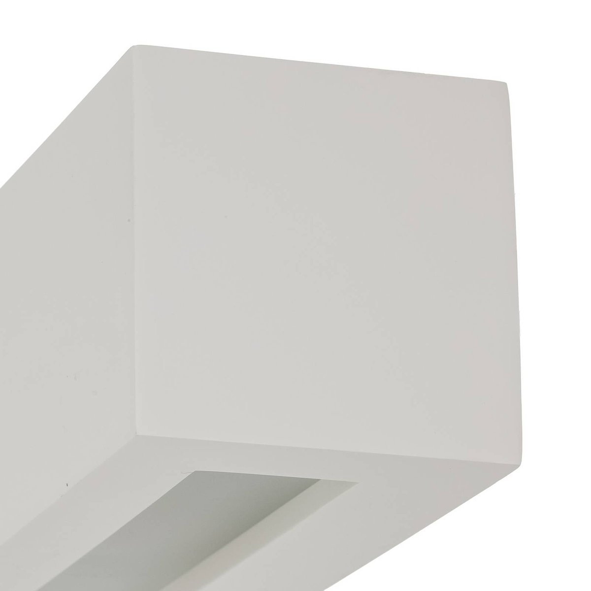 Applique en plâtre moderne, Tjada blanc, LINDBY