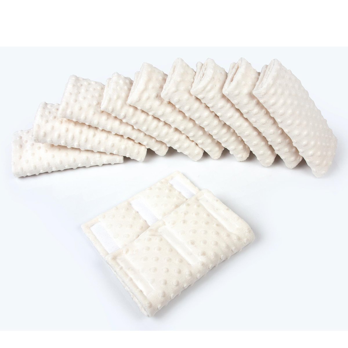 Tour de lit modulable 10 pièces extra doux, MINKY écru, SEVIRA KIDS