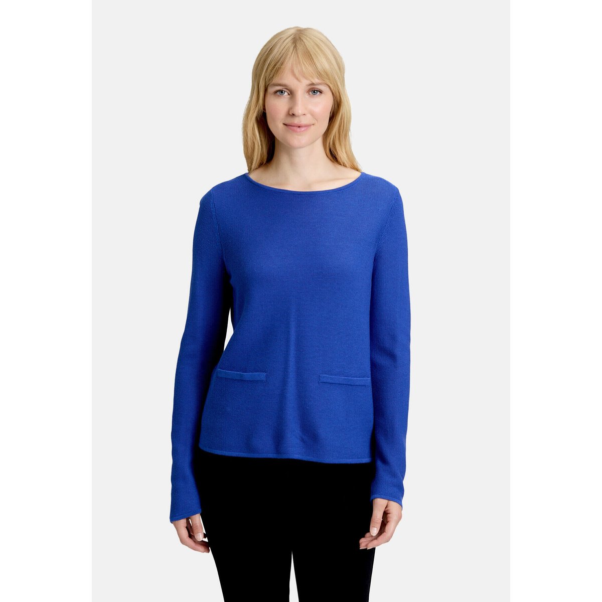 Pull-over en fine maille à poches plaquées adria, BETTY BARCLAY