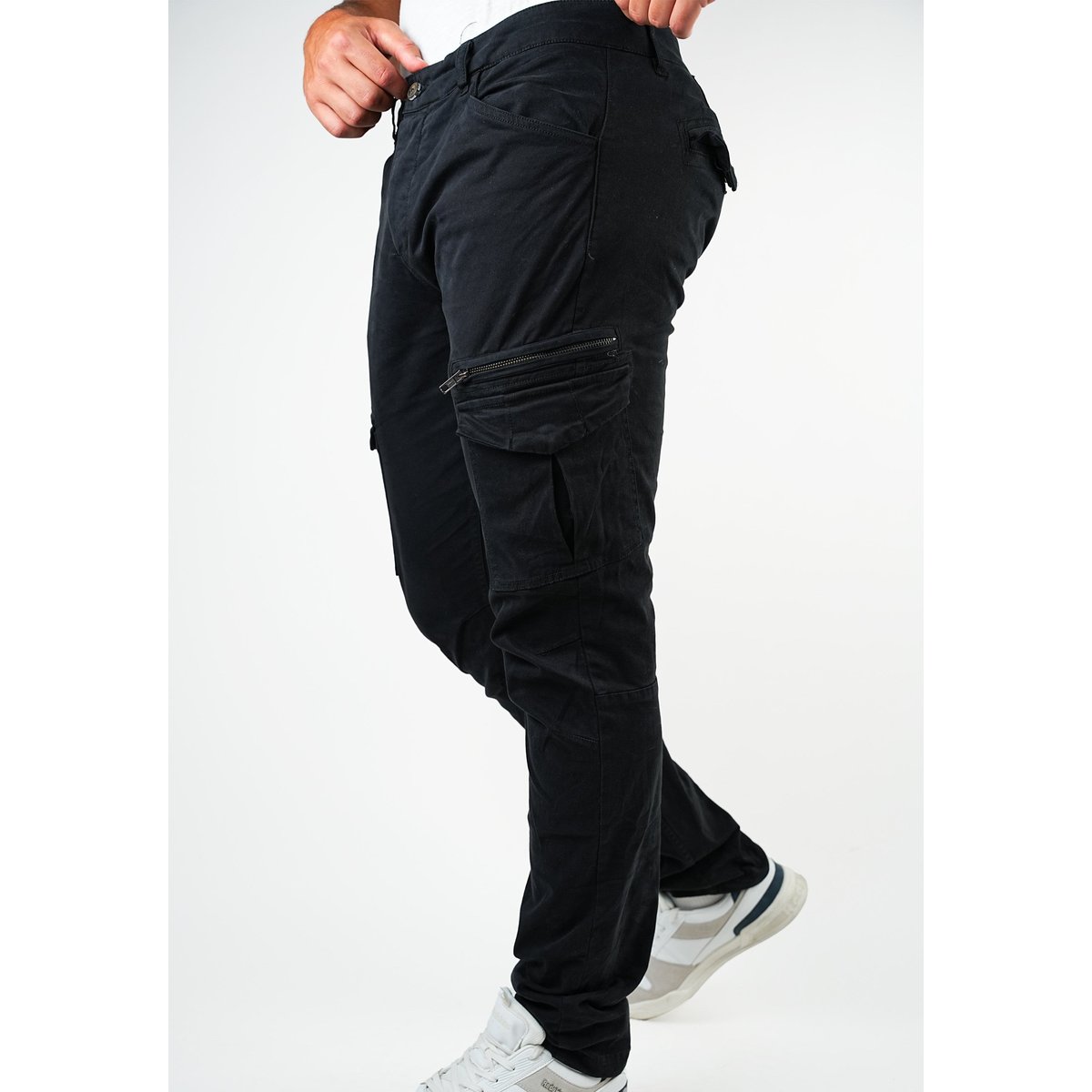 Pantalon coton TONVUI 3 TARTER noir, REDSKINS