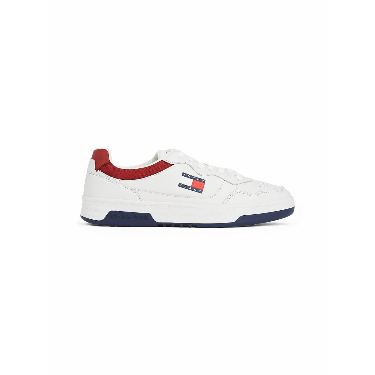 Baskets Cupsole Ess blanc/bleu/rouge, TOMMY JEANS