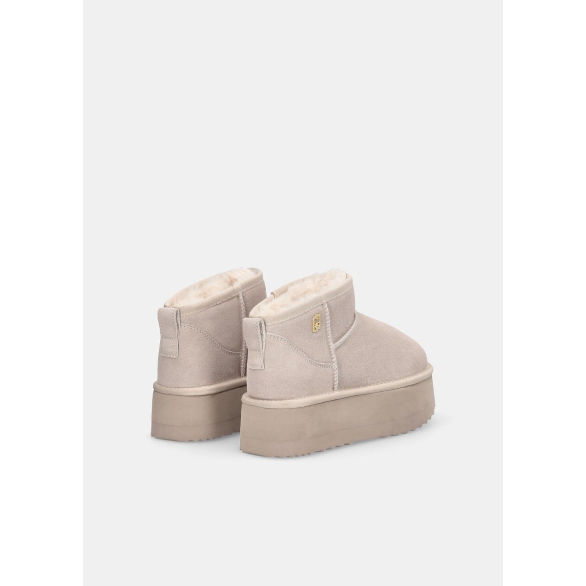 Bottines chaudes à plateforme sable, LIU JO