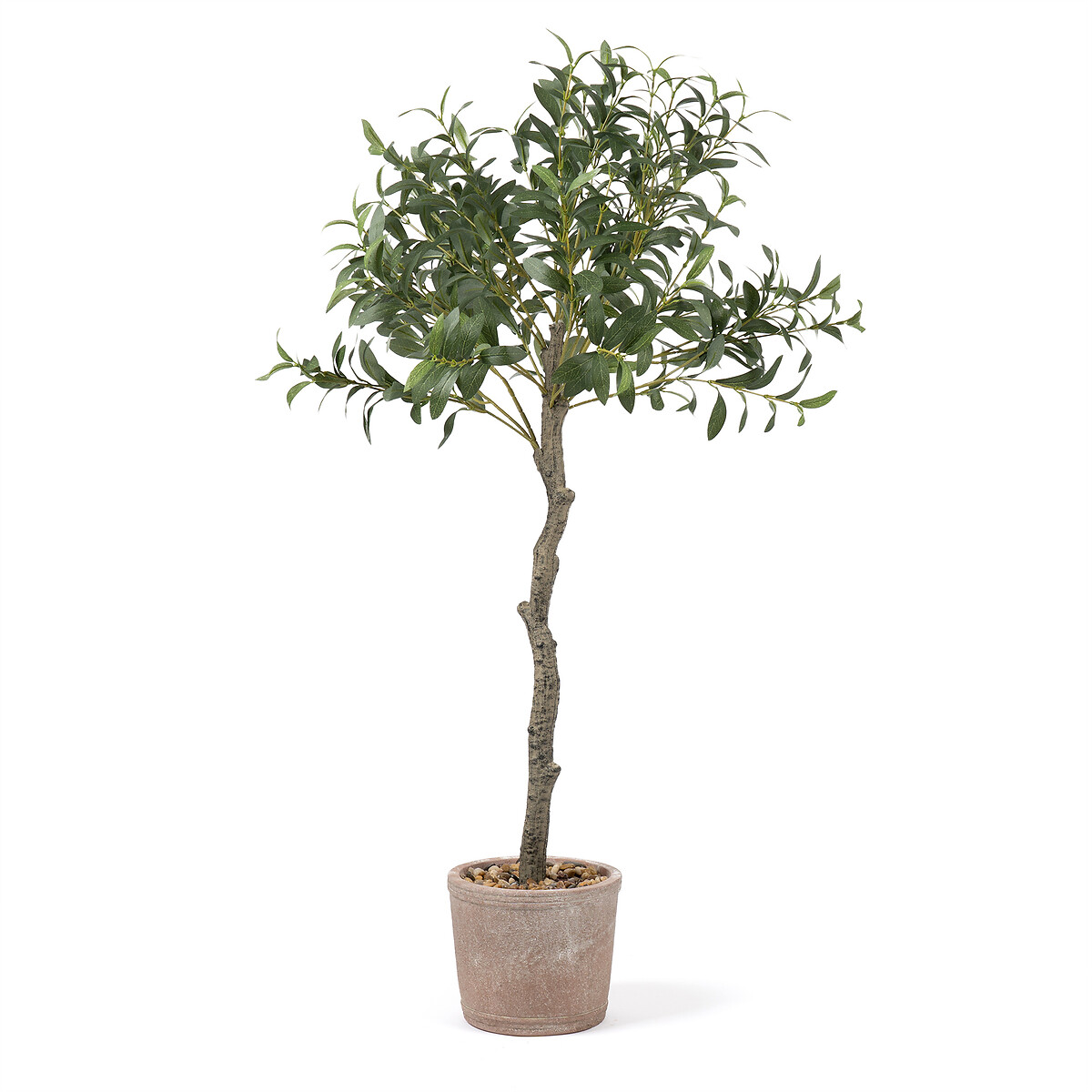 100cm Artificial UV Olive Tree in Rustic Pot green, SO'HOME