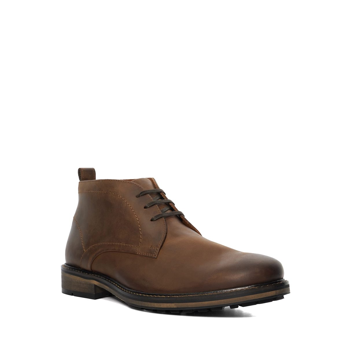 Bottines Chukka - CHARLEYS brown-leather, DUNE LONDON