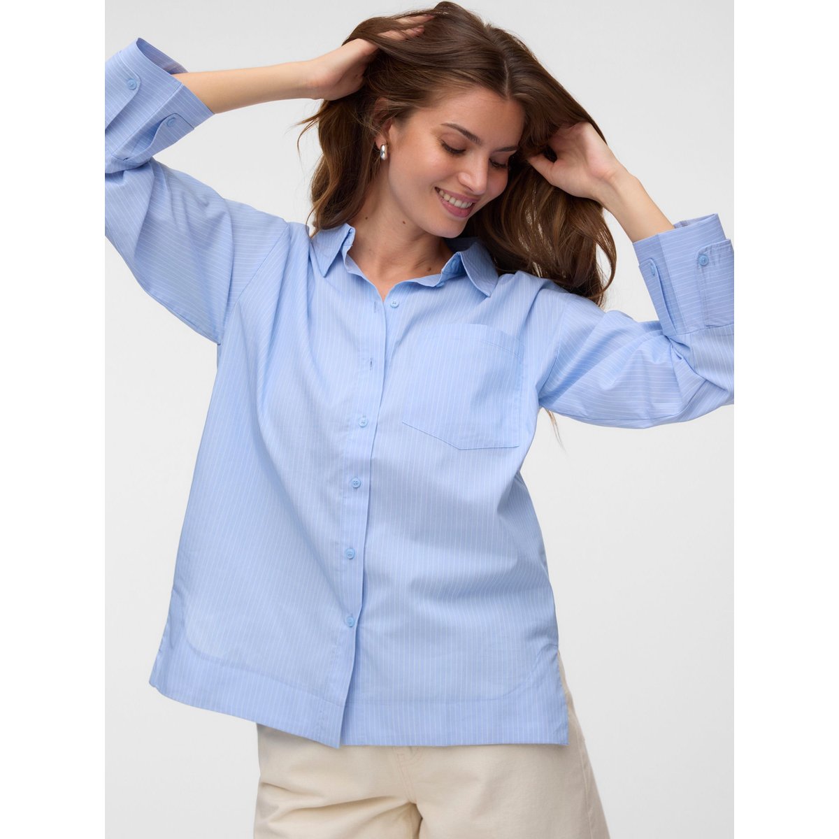 Chemise cashmere blue, VERO MODA