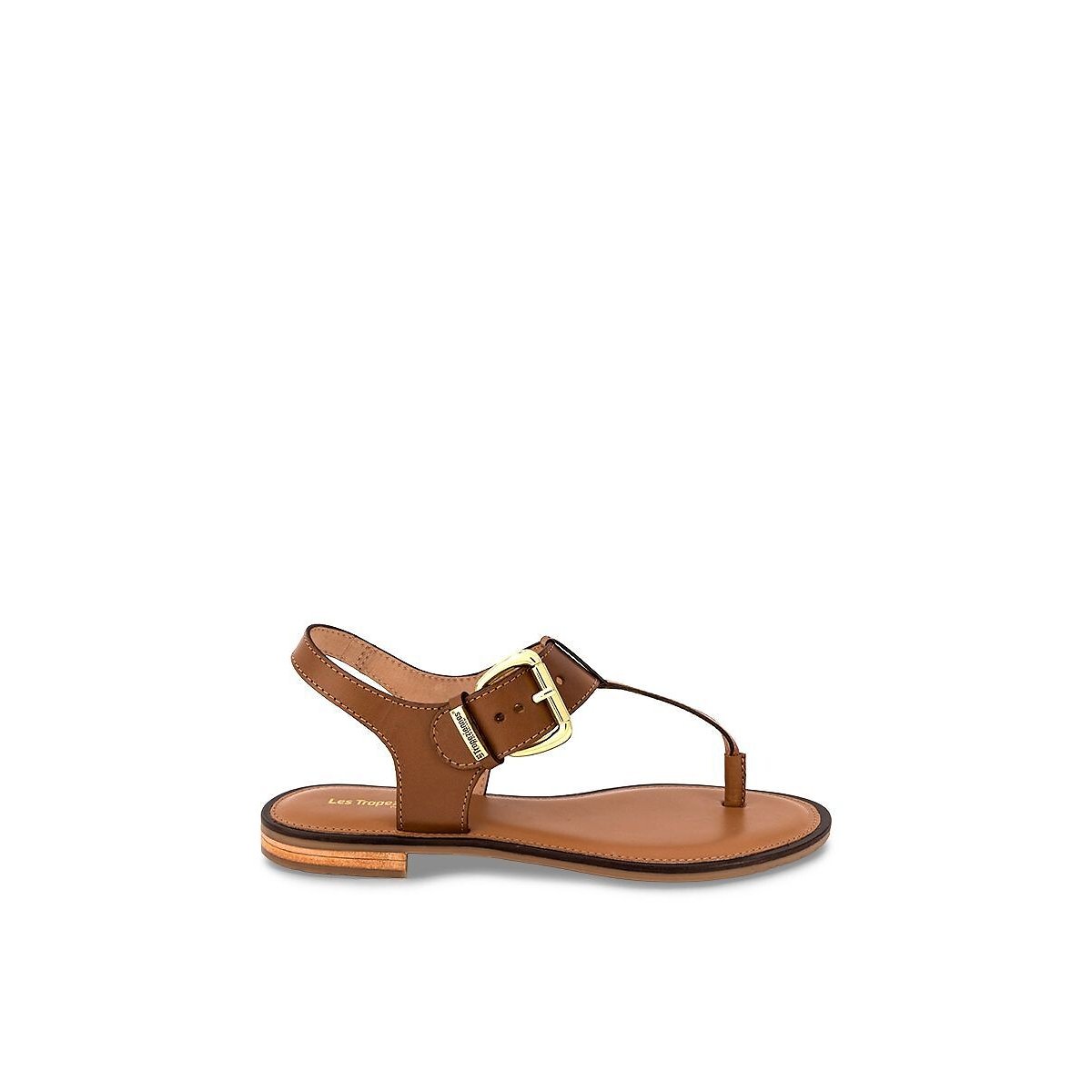 Hamorino Leather Flip Flops Sandals honey yellow, LES TROPEZIENNES PAR M.BELARBI