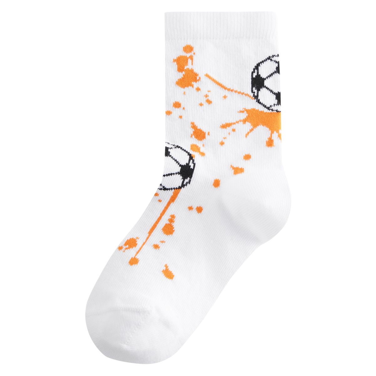 Chaussettes en coton majoritaire, lot de 7 ballon de football noir/gris/blanc, NEXT