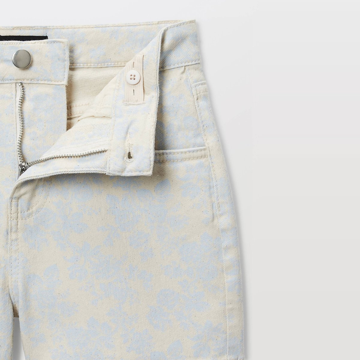 Short en twill imprimé naturel, MONOPRIX