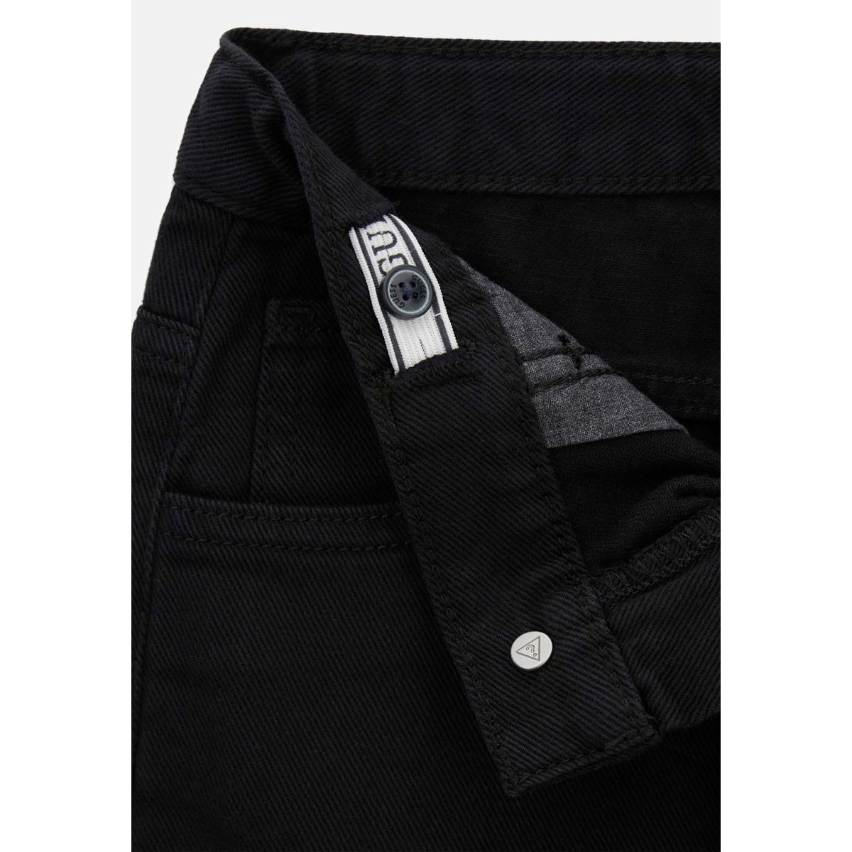 Pantalon Denim Wide-Leg noir, GUESS KIDS