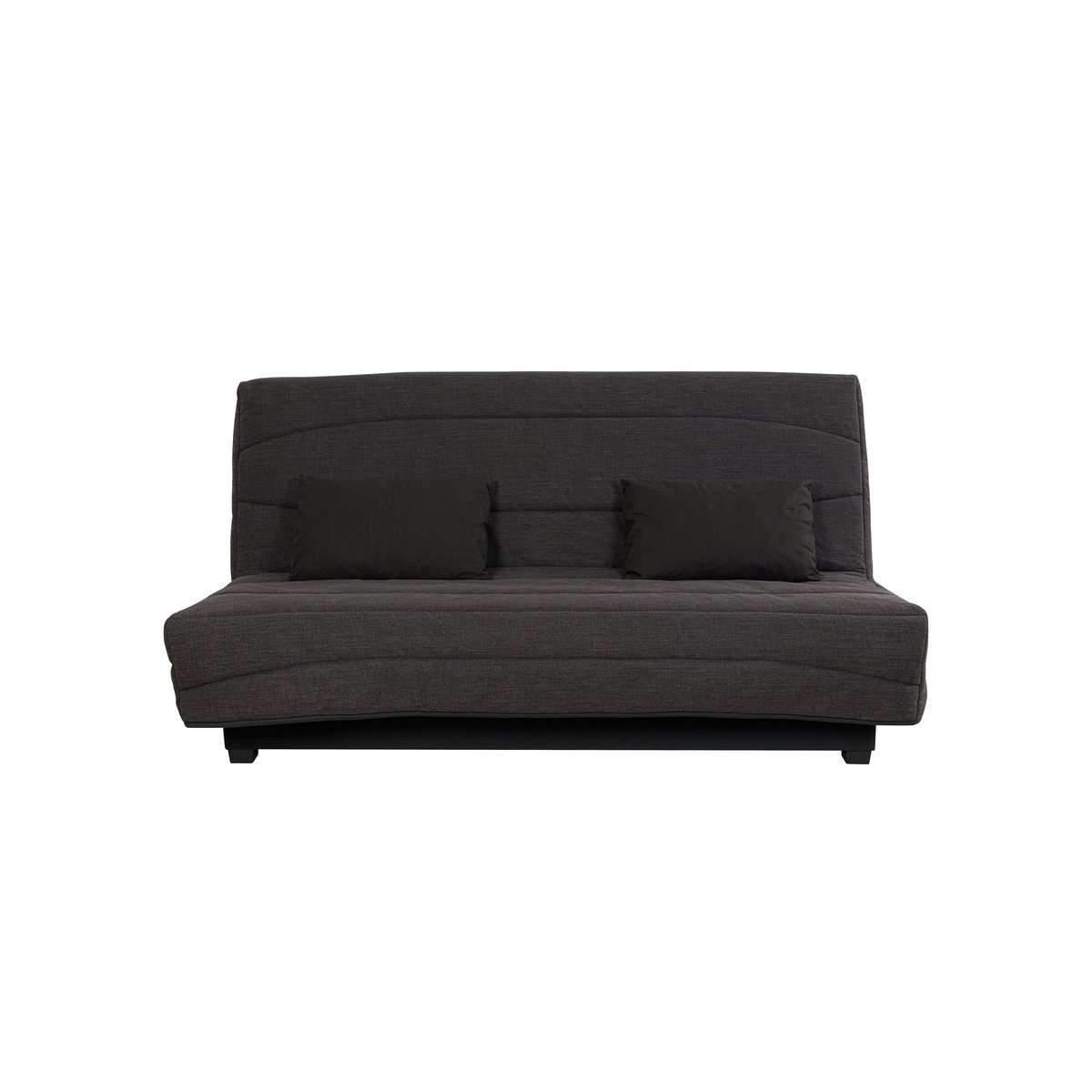 Banquette CC NOAH 130 x 190, cape charbon noir, RELAXIMA