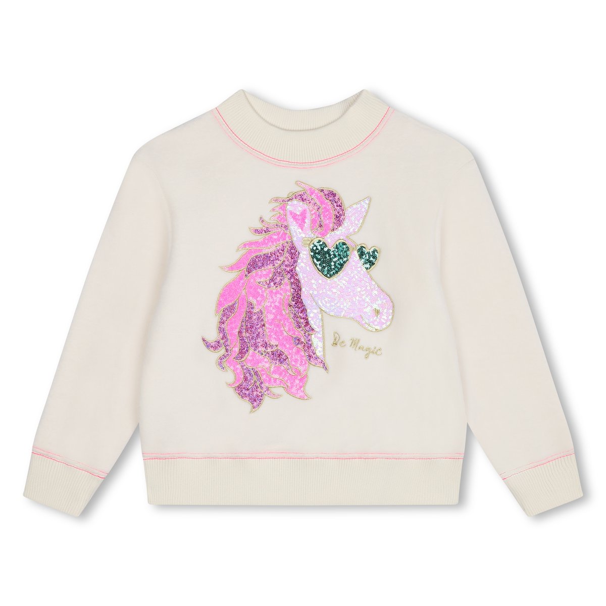 Sweat-shirt en molleton new beige, BILLIEBLUSH