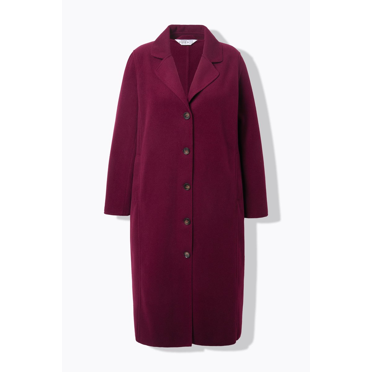 Manteau réversible, col à revers rouge vin, STUDIO UNTOLD