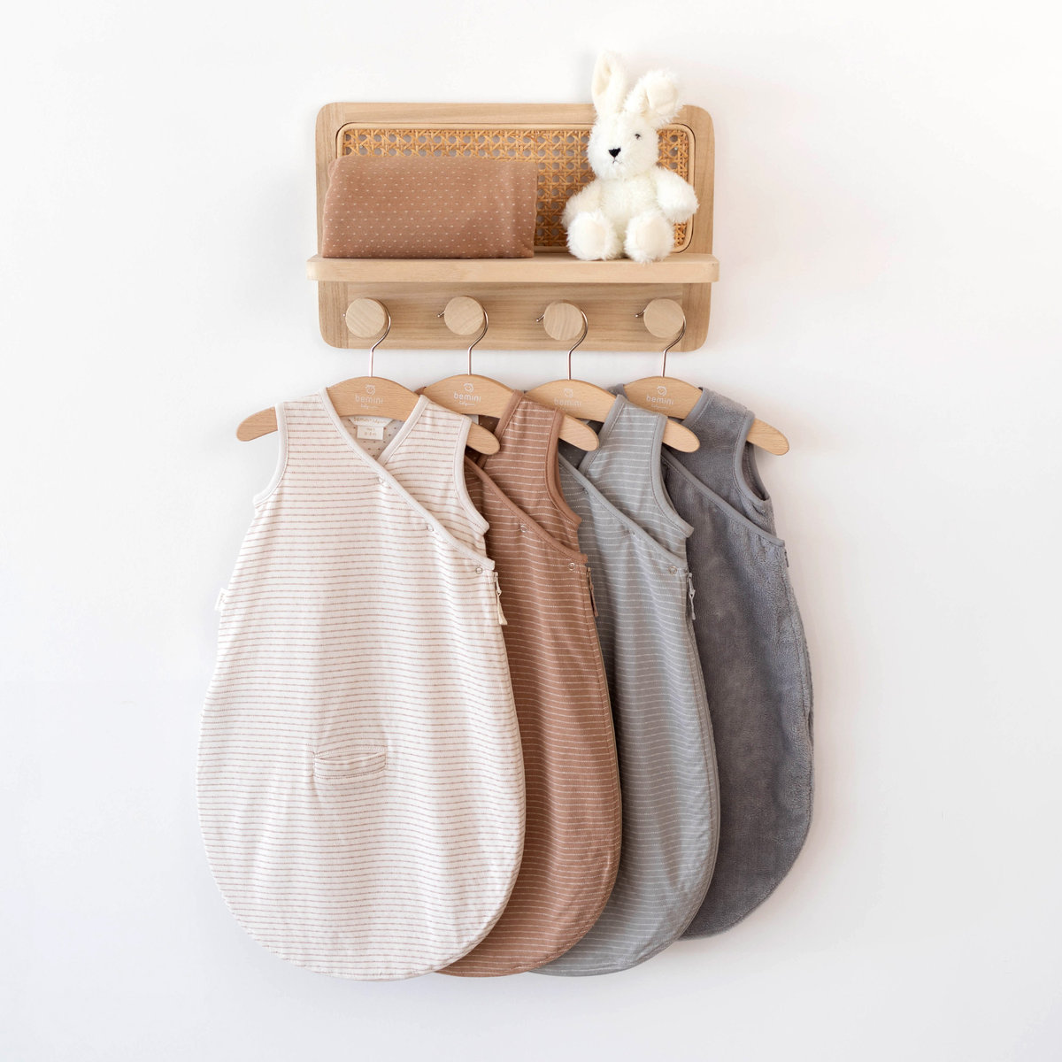 Gigoteuse sans manches été - TOG 1 Jersey confort stripe shadow, BEMINI