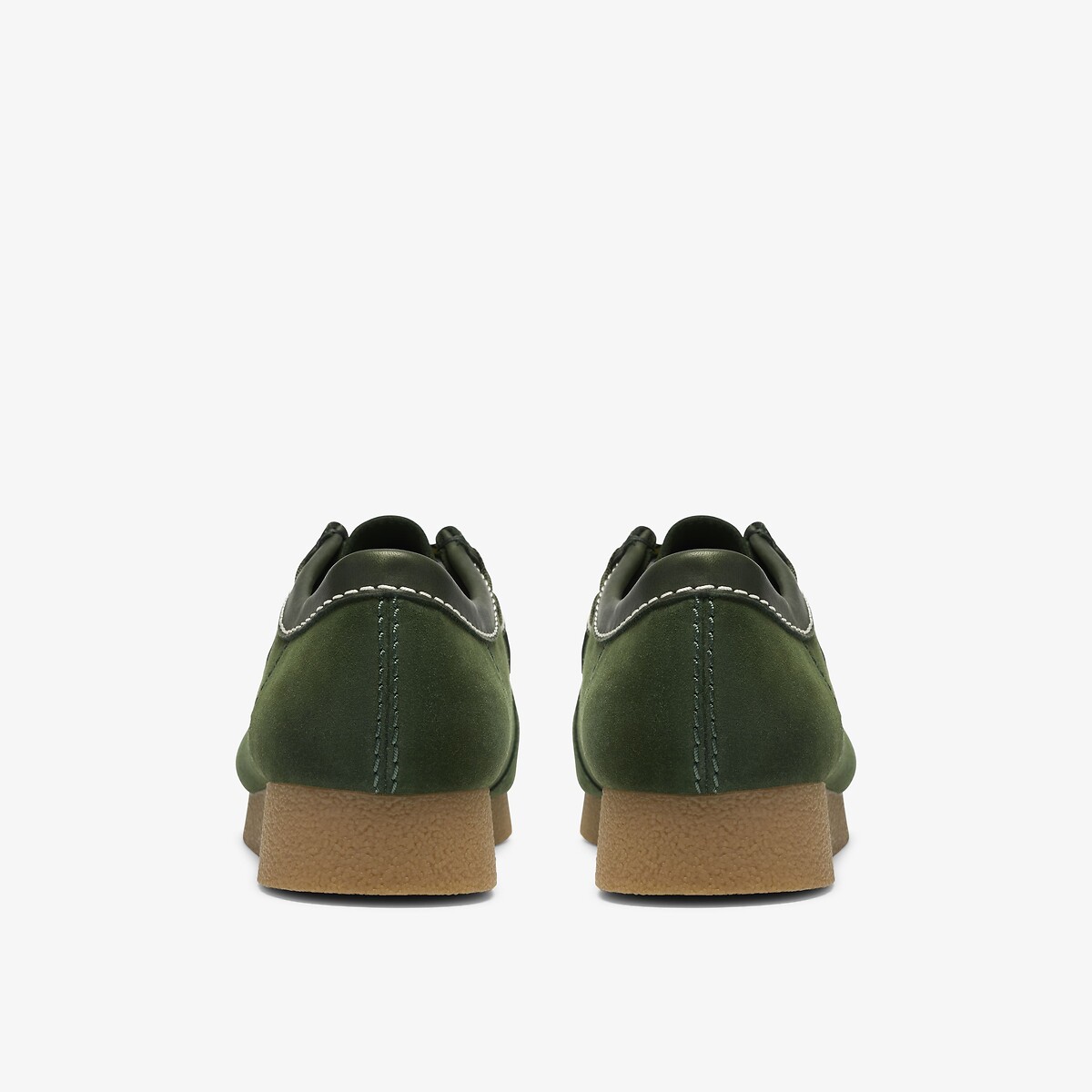 Derbies en cuir vert foncé, CLARKS