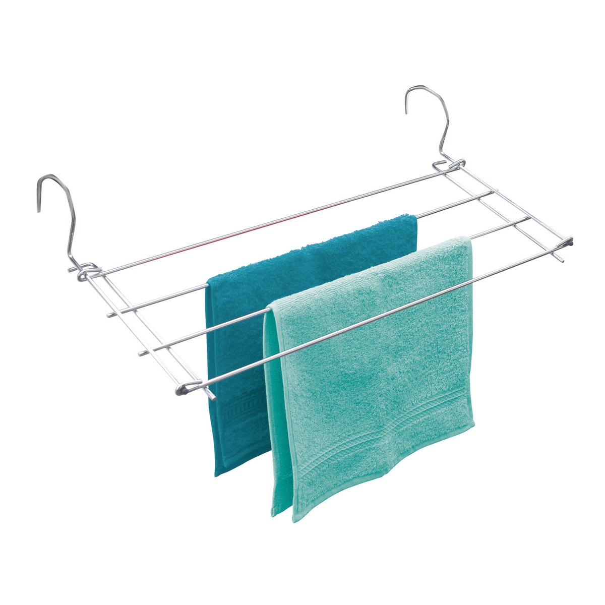 Etendoir à linge pour radiateur argent brillant, WENKO