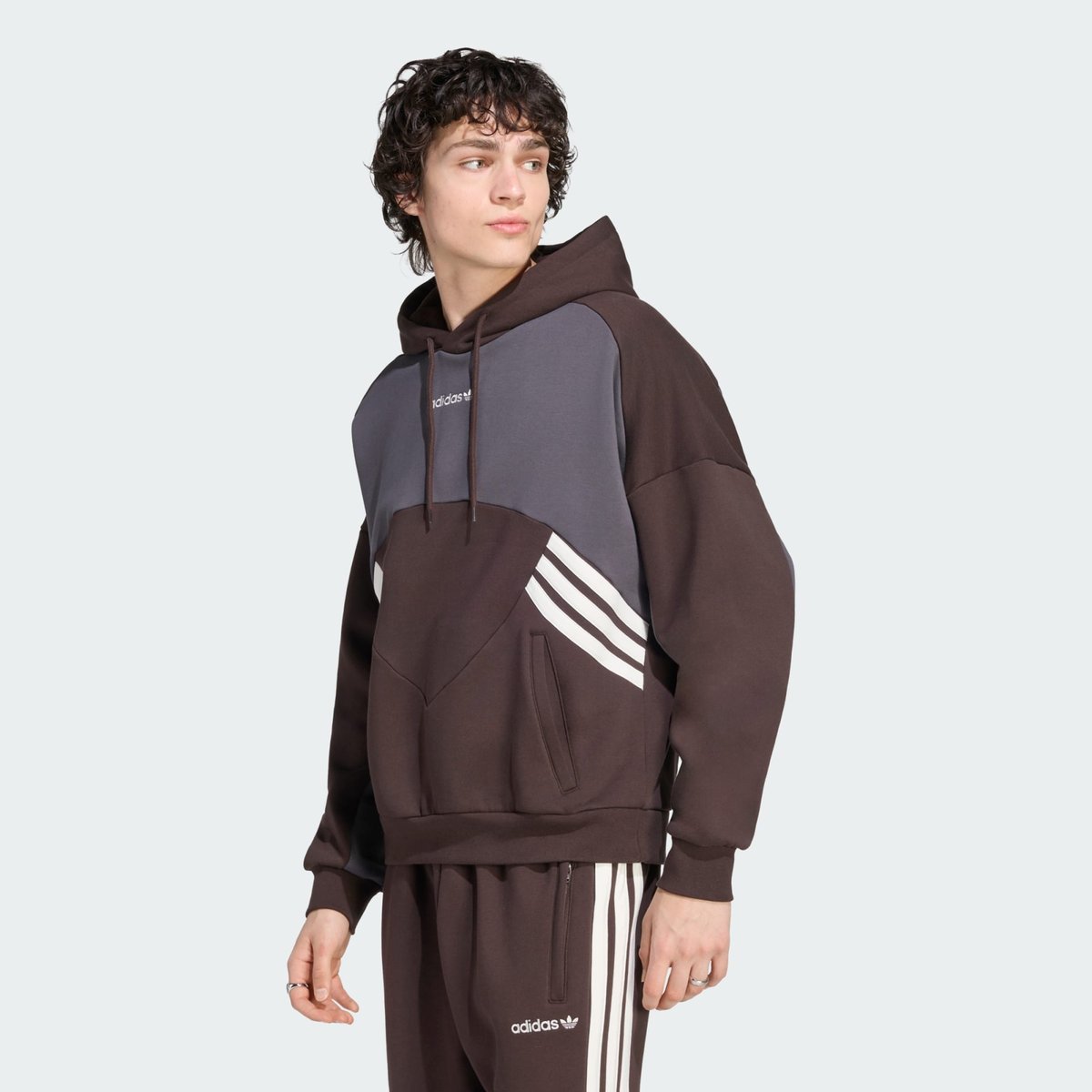 Hoodie Munich 93 Hoodie Munich 93 aurora coffee / utility black, adidas Originals