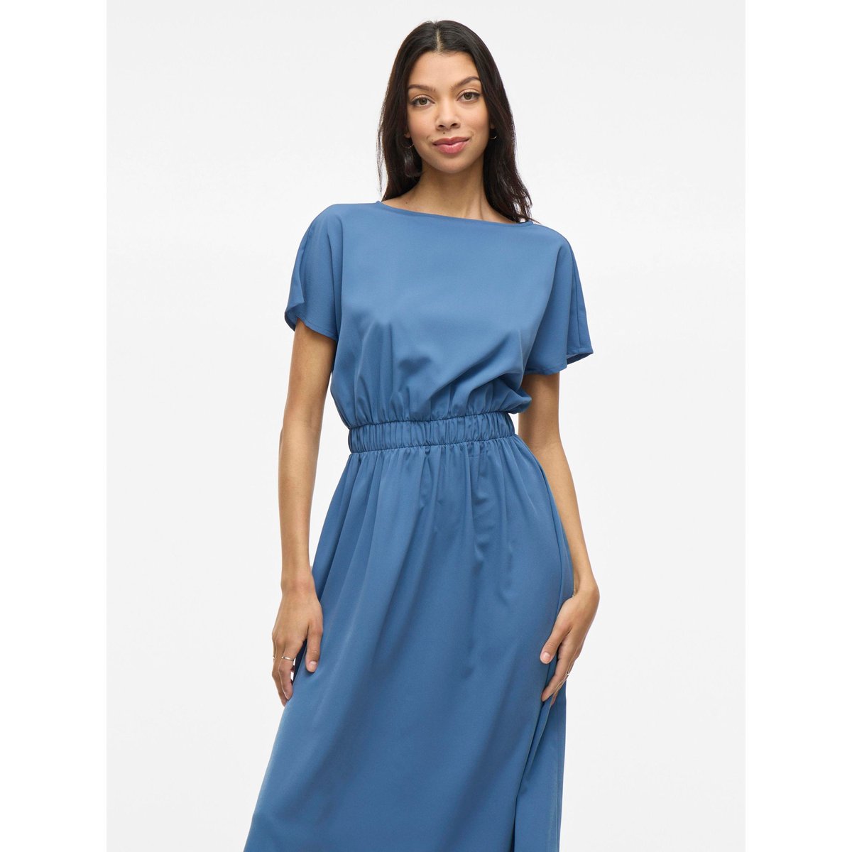 À manches courtes Robe mi-longue coronet blue, VILA