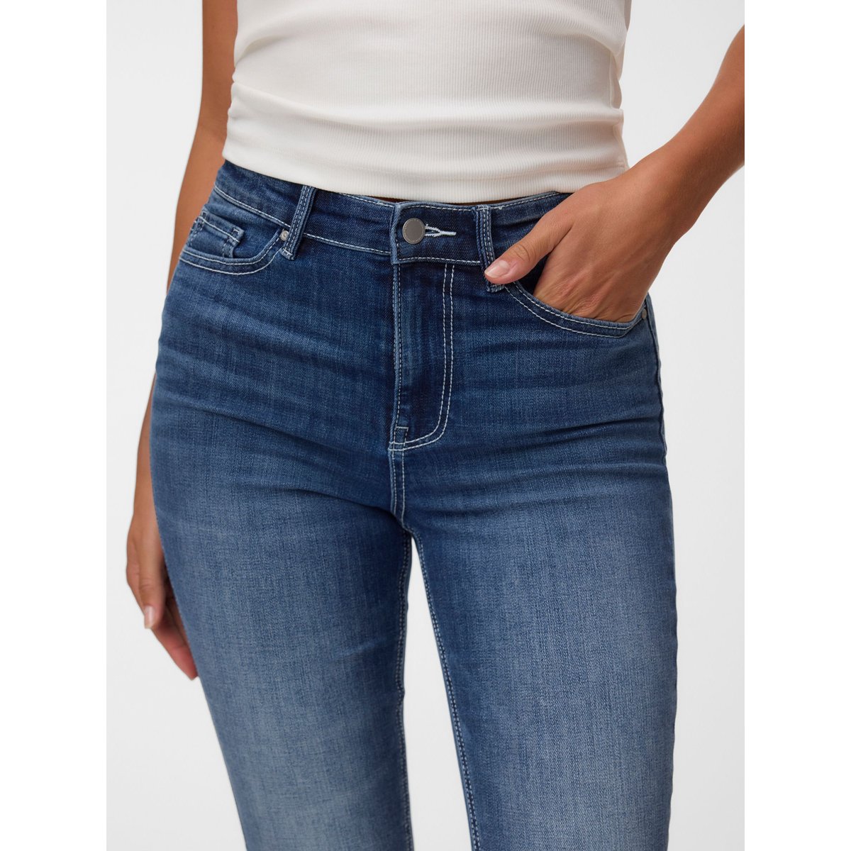 Jean Skinny dark blue denim, VERO MODA